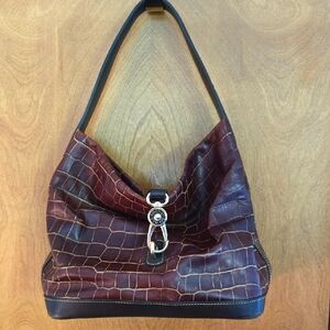 Dooney And Bourke Chocolate Brown Shoulder Bag